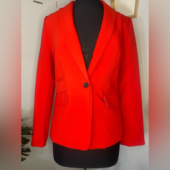 Banana Republic Red Blazer - Picture 1 of 4